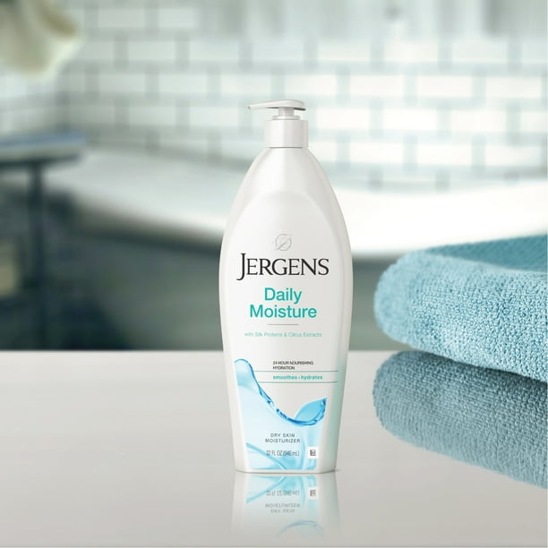 Jergens Daily Moisture Dry Skin Moisturizing Body Lotion, 32 fl oz - Supplies