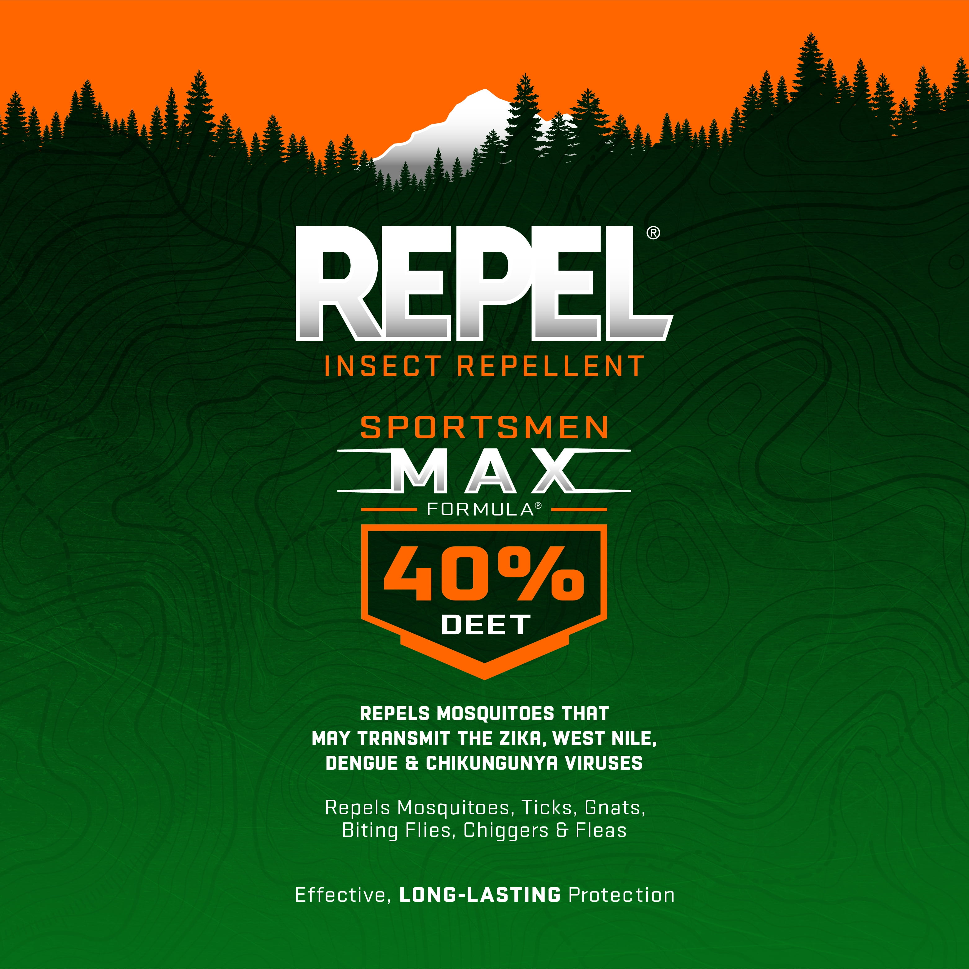 Repel Insect Repellent Sportsmen Max Formula Lotion 40 Percent DEET 4 Ounces