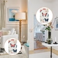 thumbnail image 4 of Yayeee Duplex Wall Plate 1-Gang 4.5"x2.7" Home Receptacle Light Switch Decorative Outlet Cover, Beige Butterflies, 4 of 7