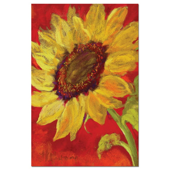 Tree-Free Greetings Sunflower Prima Donna Blank Boxed Note Cards with Envelopes, All Occasion 12 Count, Cute Floral Stationery Notecards (FS66584)