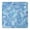 Blue White Tie, variant on Tie Dye Soft Petal Ring Pattern Square Fitted Tablecloth with Elastic Edge,Square Table Cover,Washable Elastic Table Cover for Home Kitchen Party Decor 34"x34"