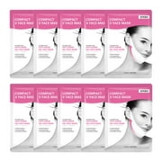 V Line Shaping Face Masks – Lifting Hydrogel Collagen Mask – Anti-Aging and Anti-Wrinkle Band - Double Chin Reducer Strap - Contouring, Slimming and Firming Face Lift Sheet