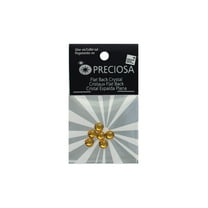 John Bead Preciosa Czech V12 Fltbk ss30 Topaz