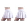 thumbnail image 4 of Minnieouse Mujeres Yoga vestido Fitness elástico verano Casual entrenamiento tenis gimnasio pantalones cortos falso piezas Culottes inferior ropa Type1 NO1, 4 of 6