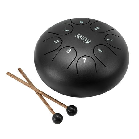 6 Inch Tongue Drum 8 Tone Steel Tongue Drum With Mallets For Kids 