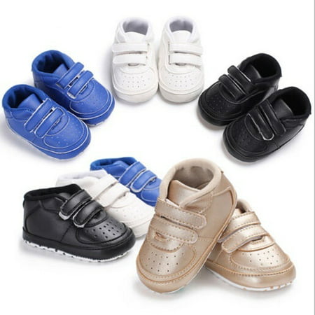 Infant Baby Boy Girl Soft Sole Crib Shoes Cotton Sneaker Newborn to 18 ...