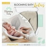 Blooming Baby Bath Gray/White Lotus