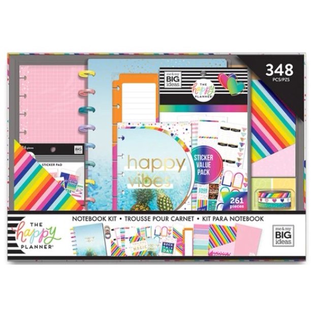 Happy Planner Notebook Box Kit Accessories Brights