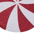 thumbnail image 3 of Split P Split P Peppermint Candy Braid Placemat 15" Dia Set Of 4, 3 of 4