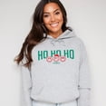 thumbnail image 2 of S.W.Smiley Varsity Ho Ho Ho - Womens Hoodie, 2 of 5