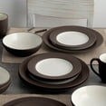thumbnail image 6 of Noritake Colorwave Chocolate 16-Piece Rim Dinnerware Set, Service for 4, 6 of 7
