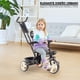 thumbnail image 5 of Triciclo para Bebe Triciclo Montable De 4 A 10 Años Carriola Montable con Sombrilla para Sol Silla Ajustable Carrito de Paseo Transformable Plegable Triciclo Infantil, 5 of 9