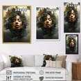thumbnail image 4 of Designart "Woman and Mountain Echoes in Double Exposure V" Fashion Canvas Wall Art - Glam White Woman Double Exposure Hallway Wall Art Decor, 4 of 6