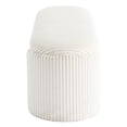thumbnail image 5 of Furniture of America Ouria Chenille Fabric Modern Entryway Storage Bench, White, 5 of 7