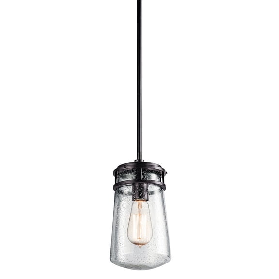 Kichler Lyndon 11 3/4" High Seedy Glass Outdoor Pendant