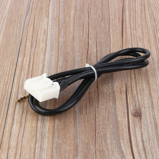 Audio Adapter, Cable, Durable 90cm Length Player Audio White Terminal Cable For Bus Car