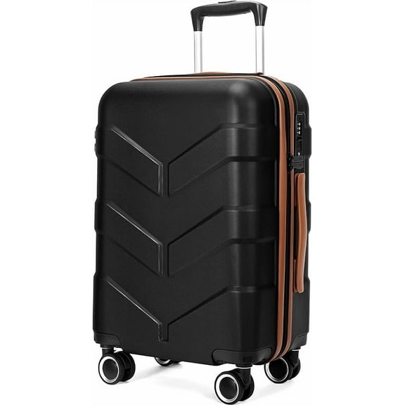 Hardside Carry On Luggage 22x14x9 Airline Approved with Spinner Wheels, Lightweight 20-inch Carry-On Suitcase for Men & Women