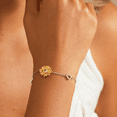 thumbnail image 2 of Pulsera Mujer Joyepati Plata 925 Enchapado Oro Girasol Xtellar amarillo, 2 of 3