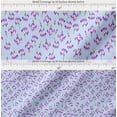 thumbnail image 2 of Soimoi Blue Cotton Cambric Fabric Orchid Floral Fabric Prints By Yard 42 Inch Wide, 2 of 7