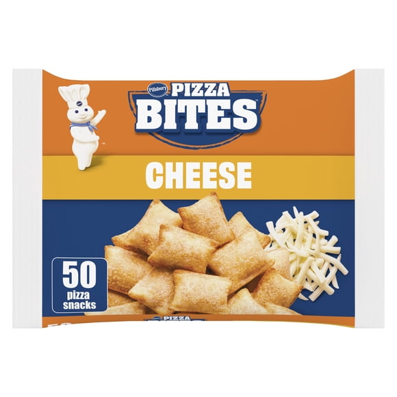 Pillsbury Pizza Bites, Cheese Flavour, Frozen Pizza Snacks, 693 G, Contains: Wheat, Milk, Soy. May contain: Mustard., 693 g
