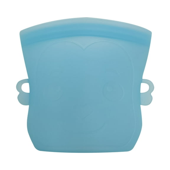 Vikakiooze 2023 Home Storage and Organization Silicone Storage Bag Children's Snack Sealed Bag Vegetable Fruit Milk Preservation Bag Heating Freezer Bag