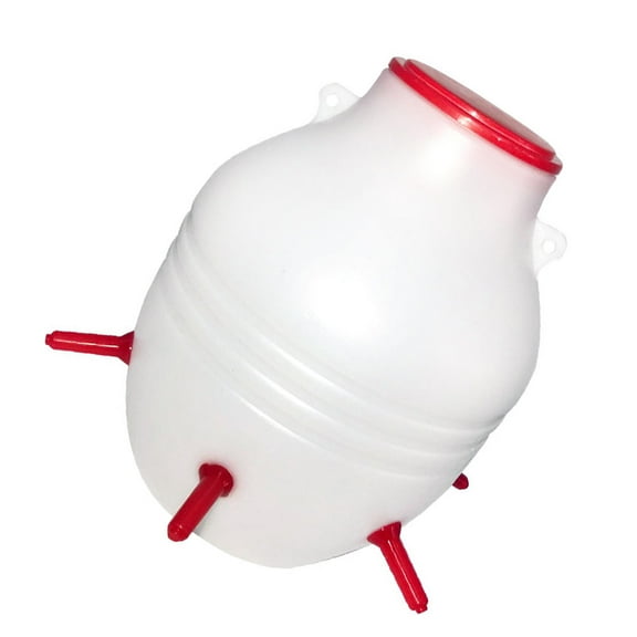 SHOWERORO Milk Feed Bucket White Silicone 1Pcs 12.6X9In
