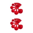thumbnail image 1 of Set de tazas medidoras Inteprter 11 unids/set plástico cocina Rojo, 1 of 6