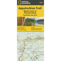 National Geographic Trails Illustrated Map: Appalachian Trail, Mount Carlo to Pleasant Pond [maine] - Folded Map