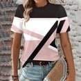 thumbnail image 2 of Birdeem Hauts de Mode pour Femmes Imprimé Manches Courtes Blouse Col Rond T-Shirt Hauts, 2 of 12