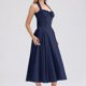 thumbnail image 1 of WILLBEST Vestido De Mujer Vestido Largo Ajustado De Moda Informal Para Mujer Con Encaje, 1 of 3