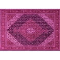 thumbnail image 1 of Ahgly Company Indoor Rectangle Medallion Pink Traditional Area Rugs, 5' x 7', 1 of 4