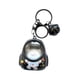 thumbnail image 5 of Llavero colgante con luz nocturna para bolso, llavero con diseño de astronauta y gato, juguete para pareja negro, 5 of 9