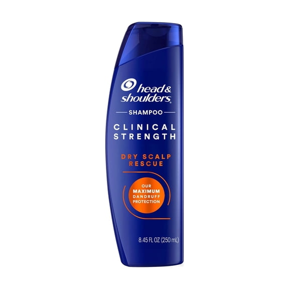 Head and Shoulders Clinical Strength Dry Scalp Rescue Shampoo, for Stubborn Dandruff, 8.45 fl oz