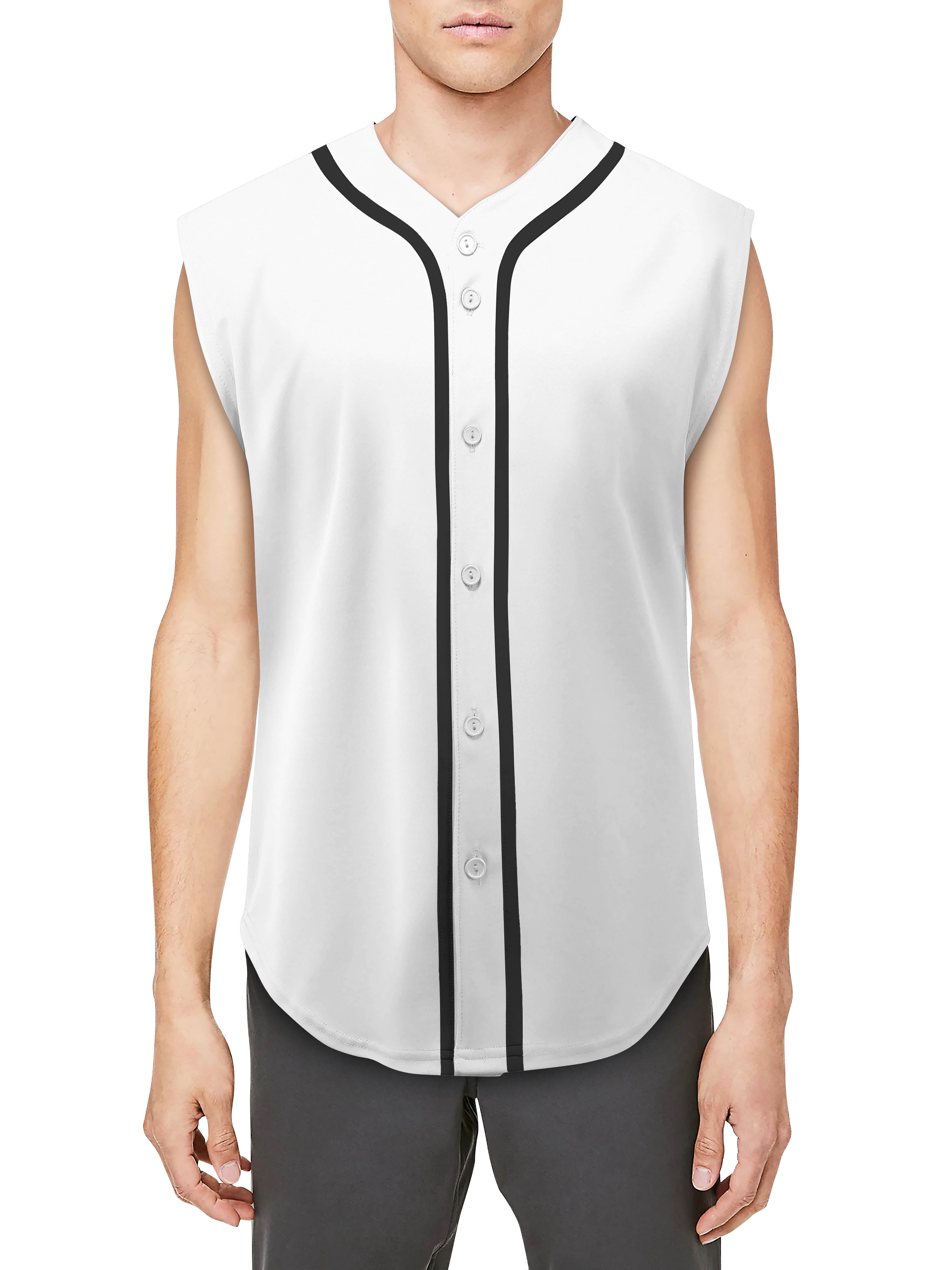 sleeveless baseball jersey