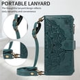 thumbnail image 6 of For Samsung Galaxy S26 FE 5G Wallet Case, 9 Card Slots RFID Blocking Crossbody Leather Cover, Zipper Pocket, Detachable Wrist & Shoulder Strap, Magnetic Shockproof Protective Phone Case for Women, 6 of 11