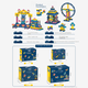 thumbnail image 4 of Juego de caja de regalo portátil con bloques de construcción granulados para niños, juguetes educativos ensamblados para jardín de infantes, regalo para el día del niño, 4 of 4