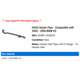 thumbnail image 2 of HVAC Heater Line - Compatible with 2004 - 2006 BMW X3 2005, 2 of 2