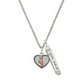 thumbnail image 1 of Delight Jewelry Silvertone Ballet Shoe in Heart Silvertone Live the Life You Have Imagined Bar Charm Necklace, 23", 1 of 4