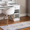 thumbnail image 4 of Unique Loom Budapest Collection Area Rug - Wekerle (2' x 5' 11" Runner Light Gray/Blue), 4 of 10