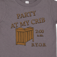 thumbnail image 4 of Inktastic Party At My Crib Boys or Girls Toddler T-Shirt, 4 of 5