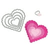 Sizzix Framelits Dies - Hearts, Scallop