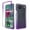 Purple, variant on LG K92 Case With Built-in Screen Protector, Rosebono Full-Body Rugged Ultra Transparency Grideint Hybrid Protective Case With Built-in Screen Protector for LG K92 5G (Red/Green)