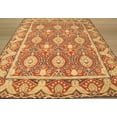 thumbnail image 4 of EORC IE31RD 6 x 9 ft. Modern Antique Red Hand Tufted Twisted Wool Rust Khyber Rug, 4 of 5
