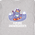 thumbnail image 4 of Inktastic Snowboarding Future Snowboarder Boys or Girls Long Sleeve Toddler T-Shirt, 4 of 5