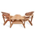 thumbnail image 3 of All Things Cedar TT42 Adirondack Corner Tete-A-Tete Seating Outdoor Set - 69L x 42W x 37H, 3 of 3