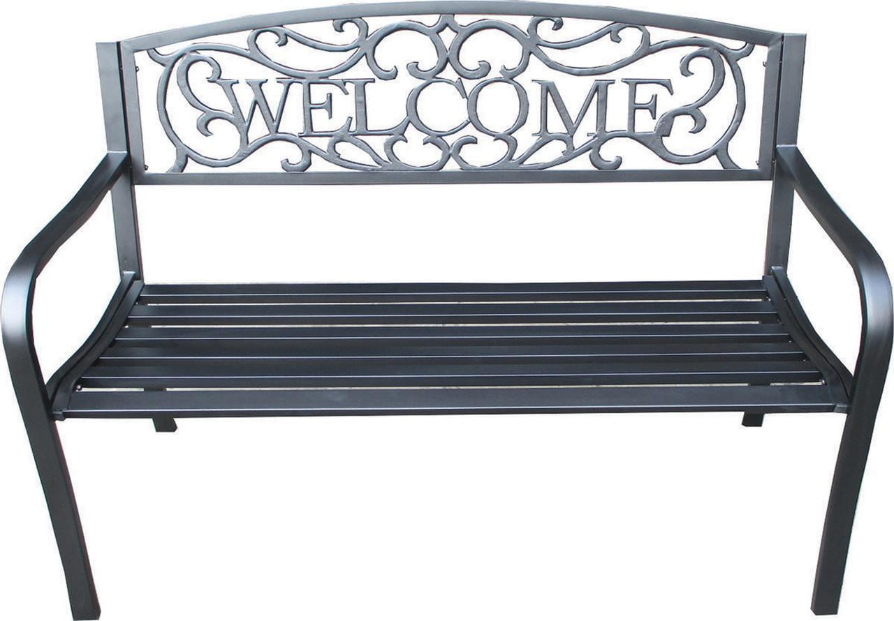 Seasonal Trends Trends 69337 Essentials Park Bench, Metal