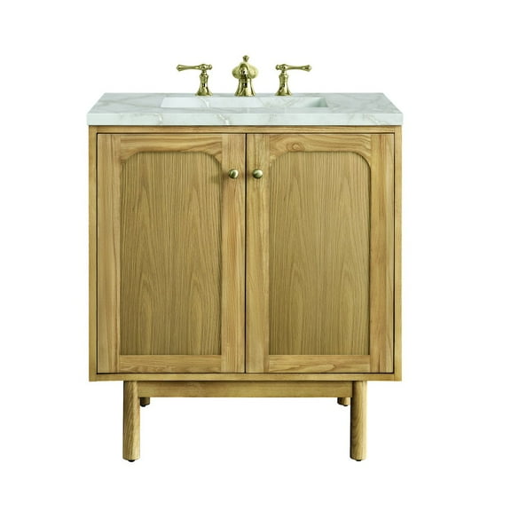 James Martin Vanities 545-V30-3Vsl Laurent 30" Single Basin Poplar Wood Vanity Set - Light