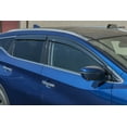 thumbnail image 5 of Replacement For 2015-Present Nissan Murano | EOS Visors JDM Tape-On Style SMOKE TINTED Side Vents Window Deflectors Rain Guard DWV-V198, 5 of 12
