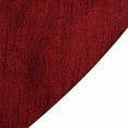 thumbnail image 3 of Rugsotic Carpets Handmade Rugs Hand Knotted Loom Round 10'x10' Dark Red Silk for Indoor Use, 3 of 5