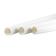 thumbnail image 1 of Unique Bargains 28mm ID x 32mm OD 0.5m White PVC Pipe Rigid Water Pipe Drain Pipe 3 Pack, 1 of 6